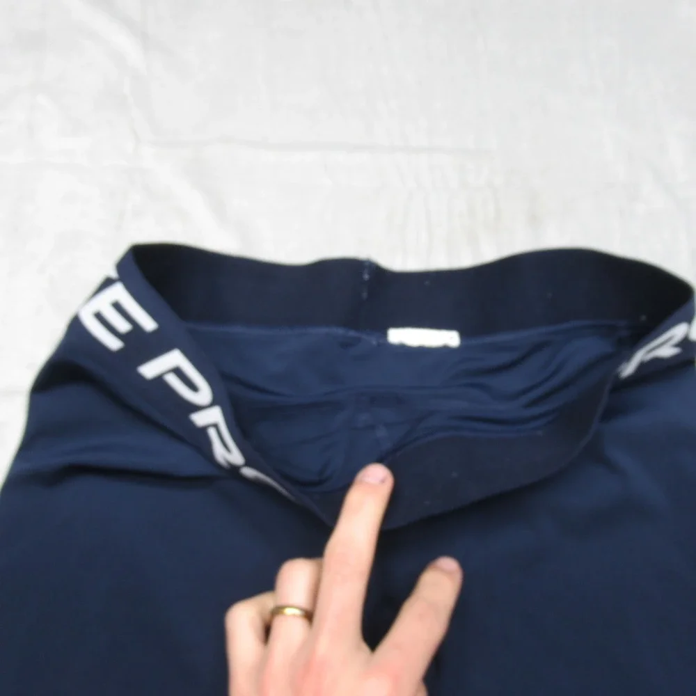Nike Pro Shorts Youth? Large‎ Blue Compression Dri-FIT Training Athletic Running